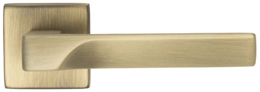 Flash Lever Door Handle on Square Rose
